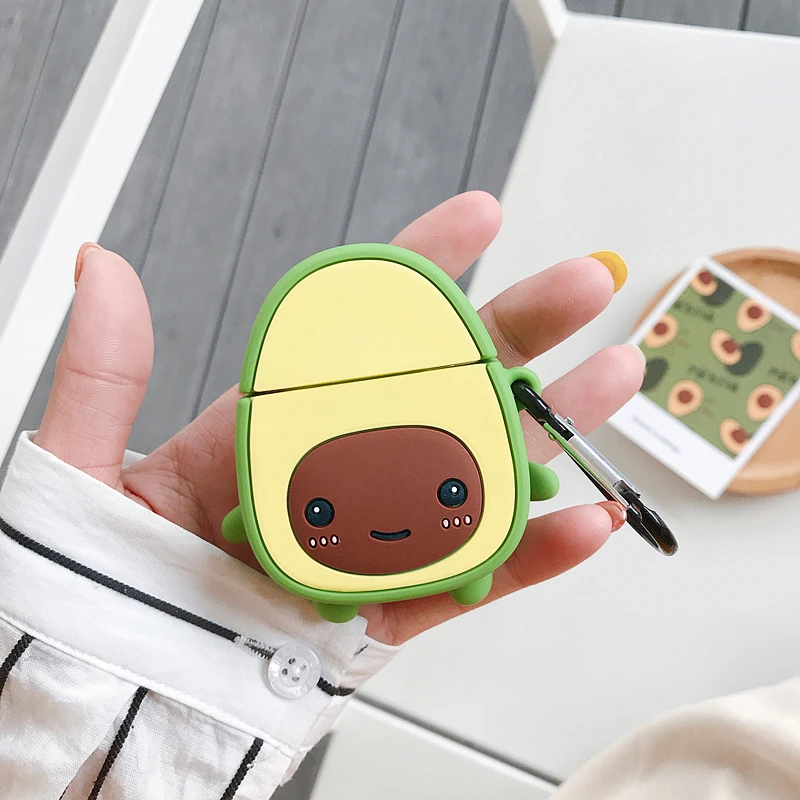 Fruit Wireless Bluetooth Earphone Case For Apple Airpods 1 2 Silicone Headphones Cute Cases Air pods Protective Cover Coque | Электроника