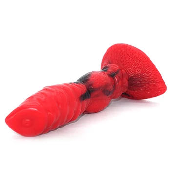 YOCY Animal Dildo Color Silicone Toys Realistic Wolf Fake Penis Adult Toys Fantasy Dildo Holder Masturbation Sex Toys For Women 6