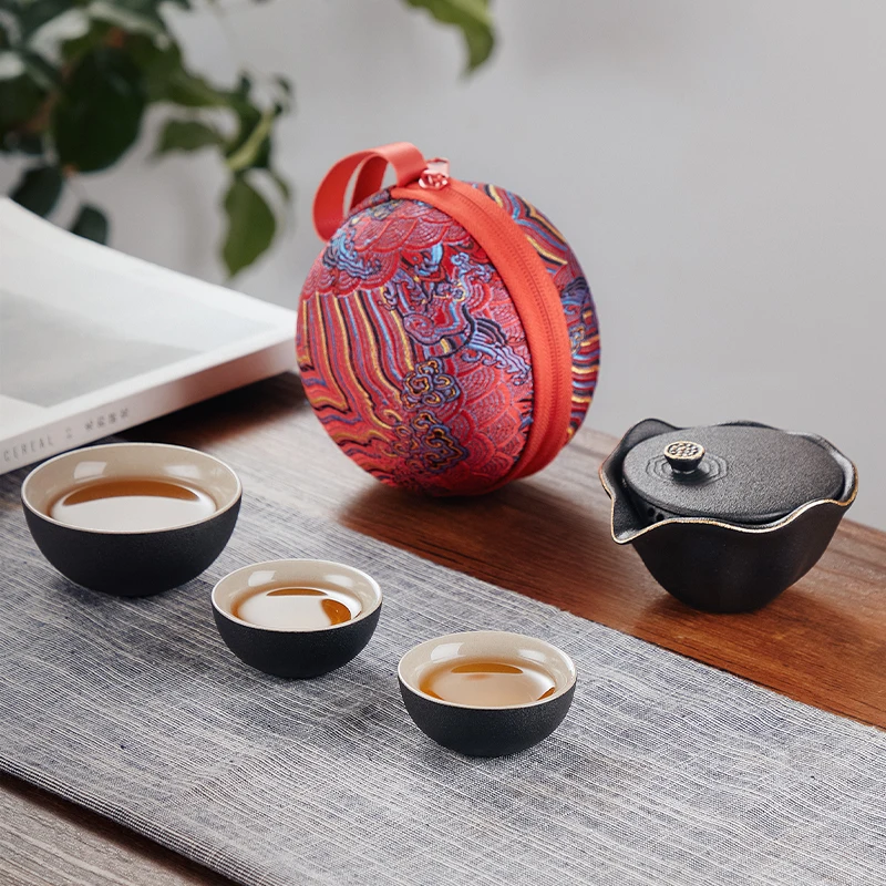 Chinese Tea Set Gaiwan Chinese Tea Ware Gift Set Gongfu Porcelain