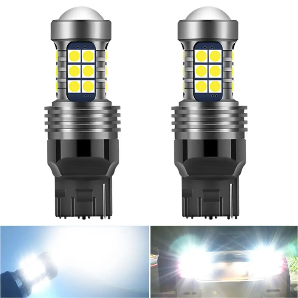 2X 7440 BA15S 1156 P21W W16W T15 светодиодный Canbus автомобильный фонарь заднего хода для BMW E46 E60