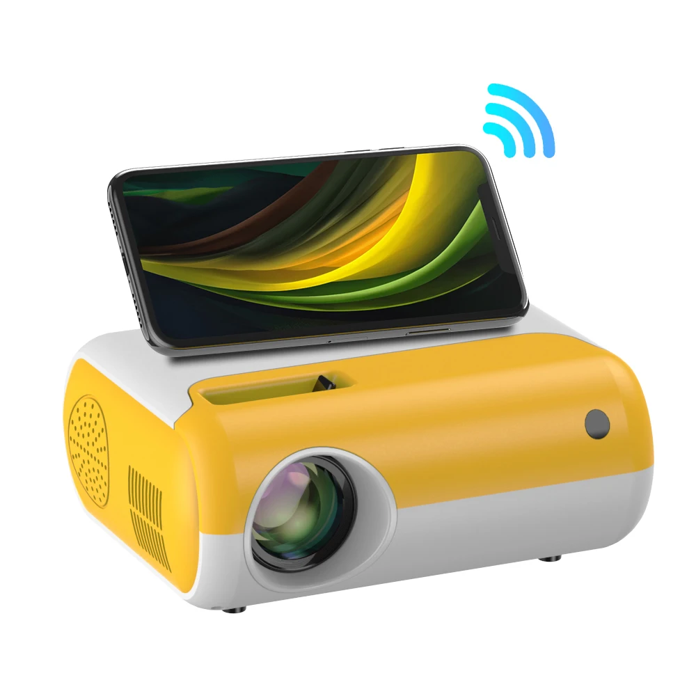 Salange 2800 Lumen Mini Led Home Projector P80 Portable Projetor 1080P Support Proyector for Video Beamer Children Gift | Электроника