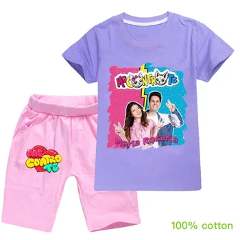 

me contro te Sport Suits Teenage Summer Boys Clothing Sets Short Sleeve T Shirt & Pants 2pc Casual 3-16 Years Child girl Clothes