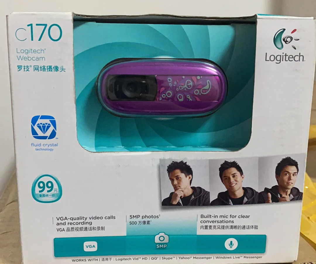Logitech webcam with microphone ascsemb