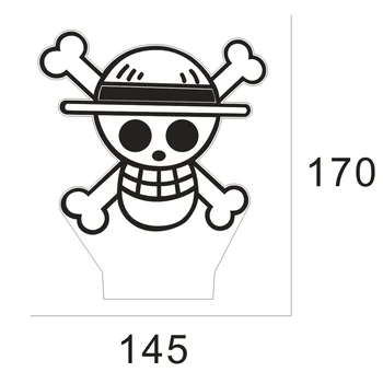 

Anime ONE PIECE LOGO Peace Among Worlds Rick Hunter X Nightlight Naruto Uzumaki Poster for Child Bedroom Decoration 3d Lamp Gift