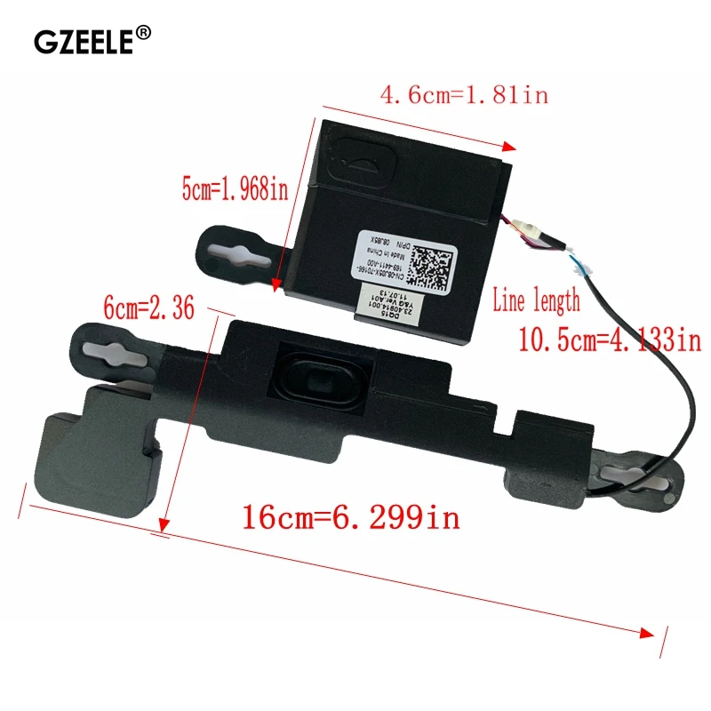 Новинка GZEELE для Dell Inspiron 15R N5110 M5110 M511R Vostro 3550 V3550 Built in Внутренние Динамики L + R 0DQ15