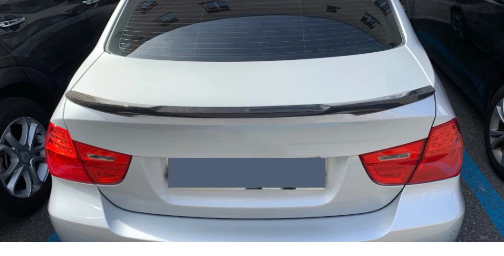 E90& E90 M3 задний спойлер багажника из углеродного волокна 318i 320i 325i 330i 2005-2011 E90 sedan задний спойлер крыла