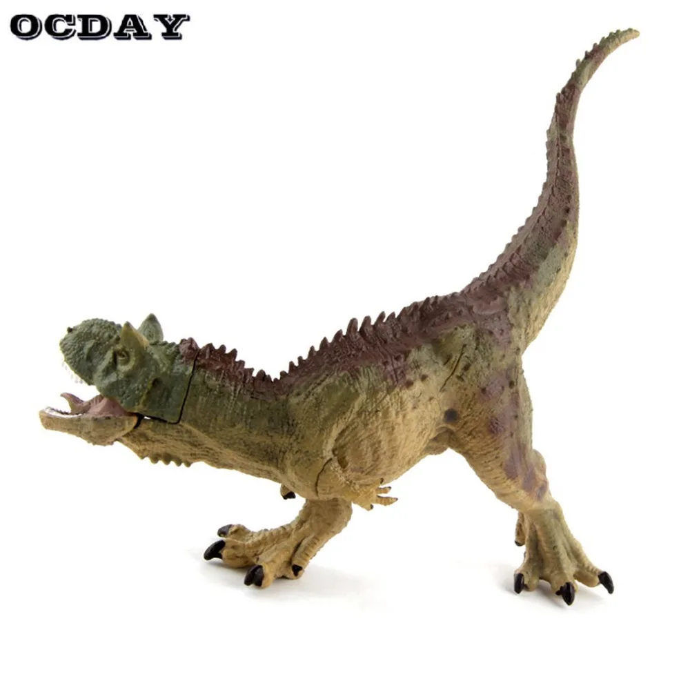 OCDAY Классические игрушки для детей динозавр модель игрушки Наборы пластик Парк Юрского периода тираннозавр действие и Фигурки игрушки подарок