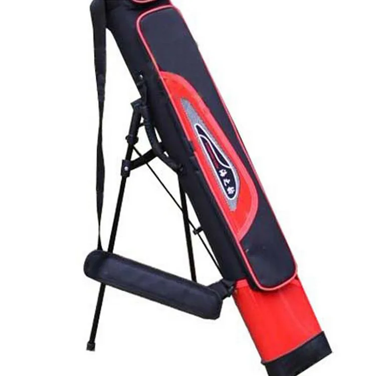 

1.25 M Double Layer Bracket Bag Hard Case Fishing Rod Bag Fishing Straight Wrap Fishing Bag Angling Fishing Gear Fishing Tackle