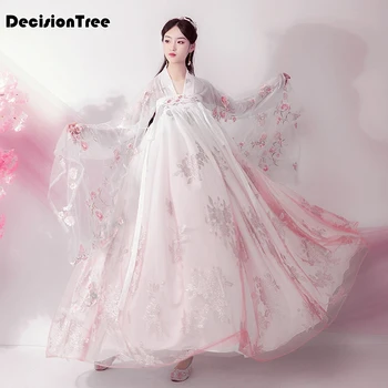 

2020 traditional chinese dress for women phoenix party embroidery hanfu cheongsam dance year costumes for girl