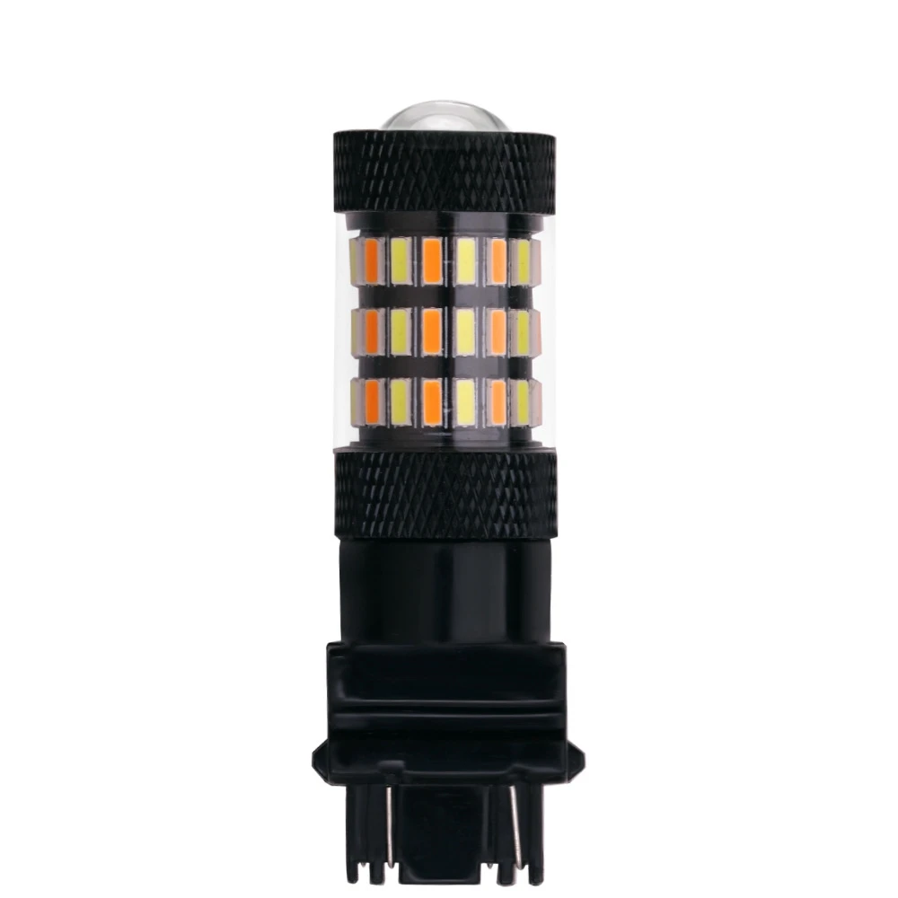 1 шт. 1157 3157 7443 4014 60 SMD янтарный белый светодиодный T20 T25 BAY15D светильник с поворотным