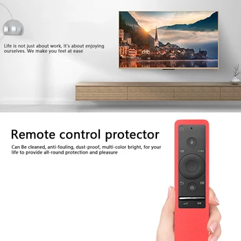 

Practical Silicone Remote Control Case for Samsung QLED Smart TV For BN59-01241A BN59-01242A Black Red Blue Light Blue Green New