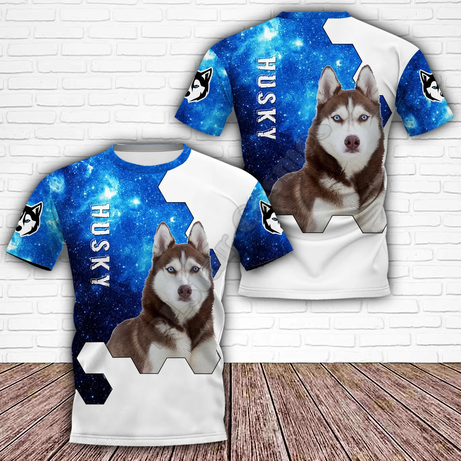 

PLstar Cosmos Husky 3D Printed t-shirt Harajuku Streetwear T shirts Funny Animal Men For Women Short Sleeve 08