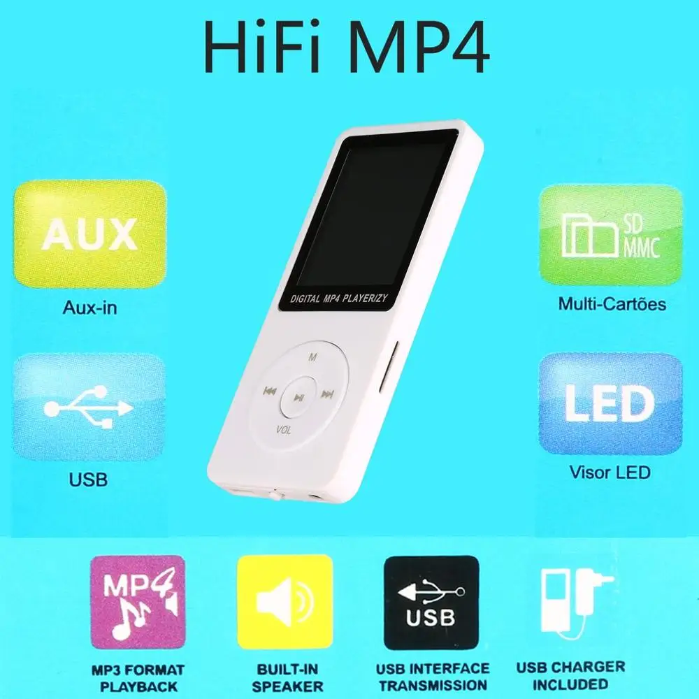 Спортивный MP3 ультратонкий легкий переносной экран MP3 музыкальный плеер MP4 портативный 1,8 дюймов Студенческая карта вставки
