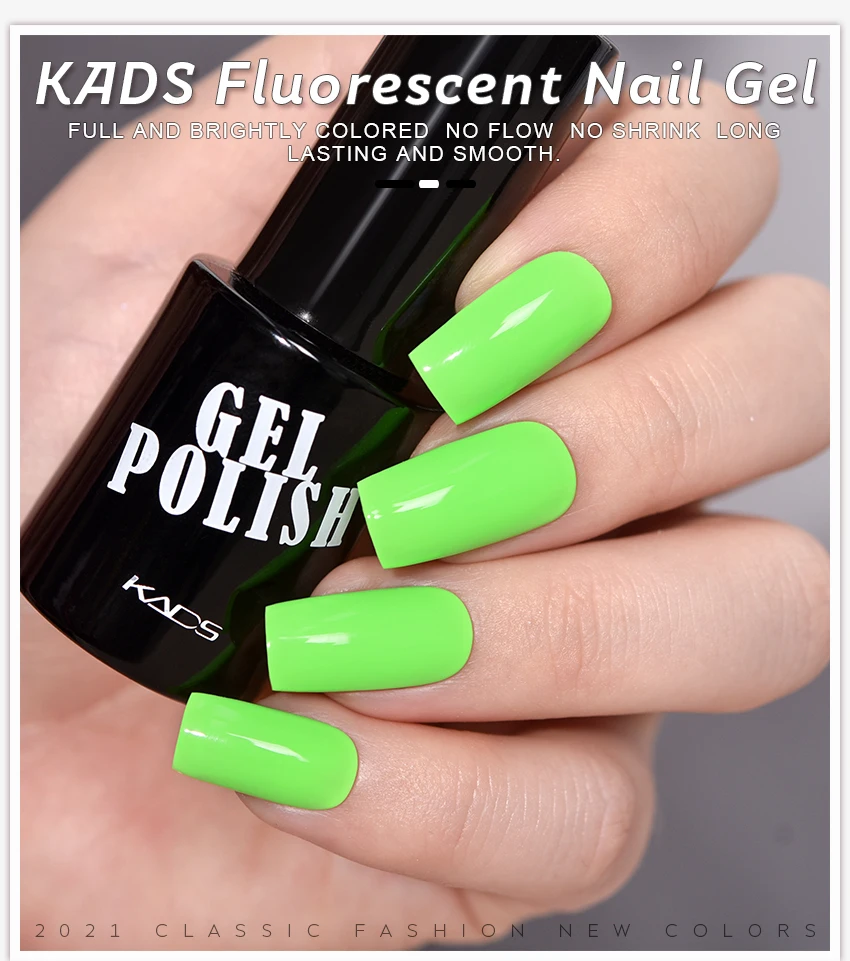 KADS Soak-Off Gel-Nagellack Perlglanz – 9,5 Ml, UV/LED Aushärtbar, Mit Nail Art Stift