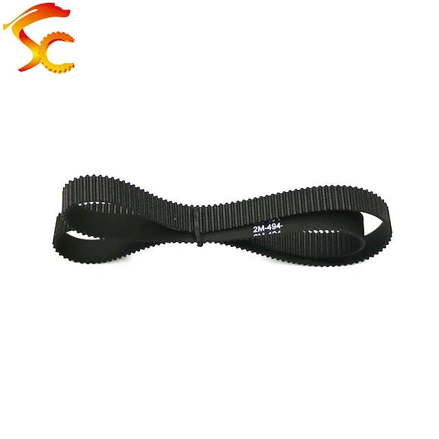 

10pcs 2GT-494 belt closed loop rubber timing belt Teeth 247 Length 494mm width 3/6/9/10/12/14mm for 3D printer