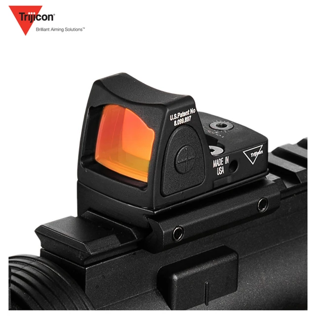 US $31.00 Mini RMR Red Dot Sight Collimator Glock / Rifle Reflex Sight Scope fit 20mm Weaver Rail For Airsoft