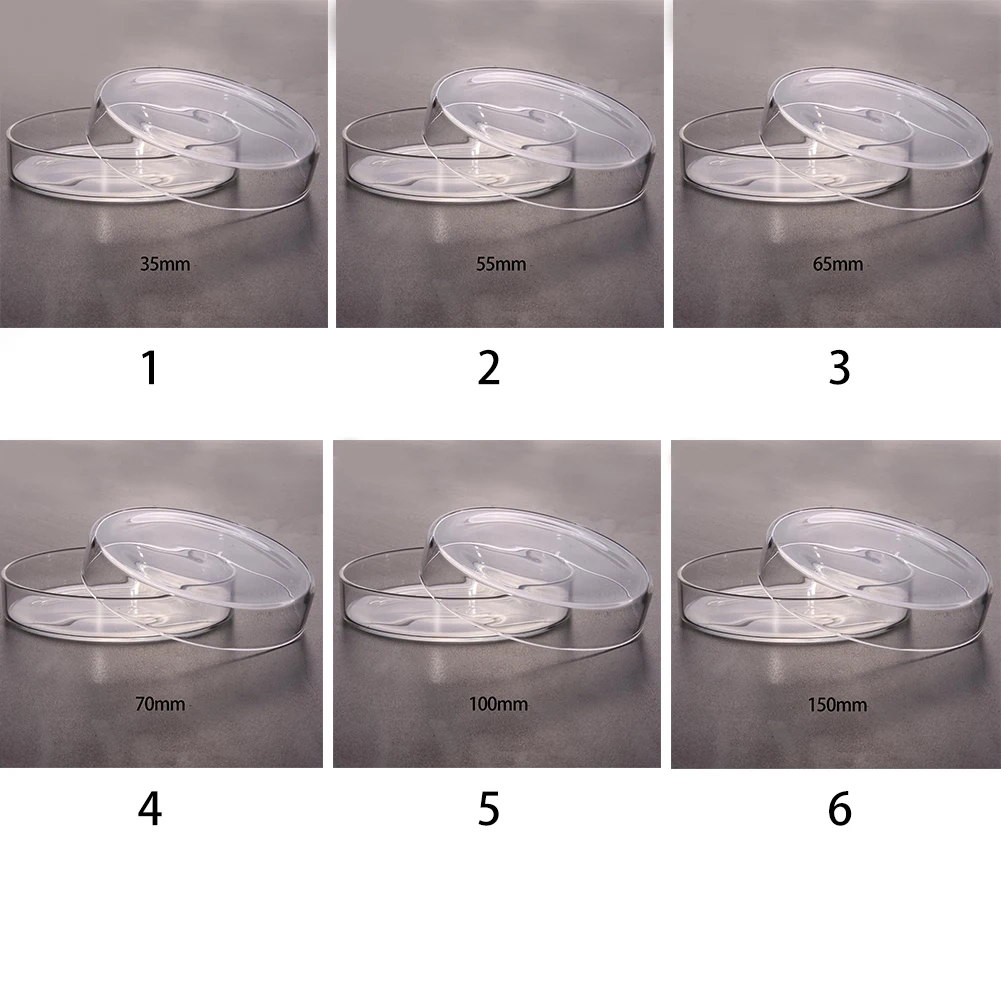 10 шт. прозрачная для клетки для лабораторная пластина бактериальные дрожжи высокого качества Petri посуда химический инструмент ломкий полистирол стерильный