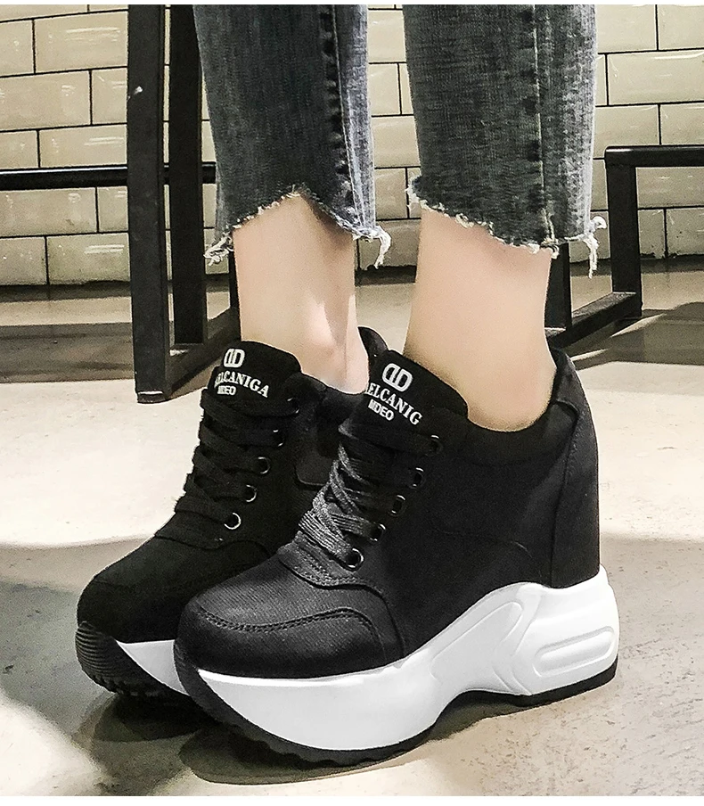 10cm Platform Wedge Sneakers - true-deals-club