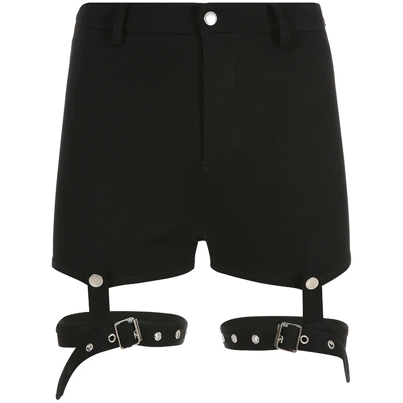 Giarrettiera staccabile Mall Goth Emo E pantaloncini da ragazza per donna  moda donna estate vita alta giarrettiera nera pantaloni corti Egirl -  AliExpress Women's Clothing