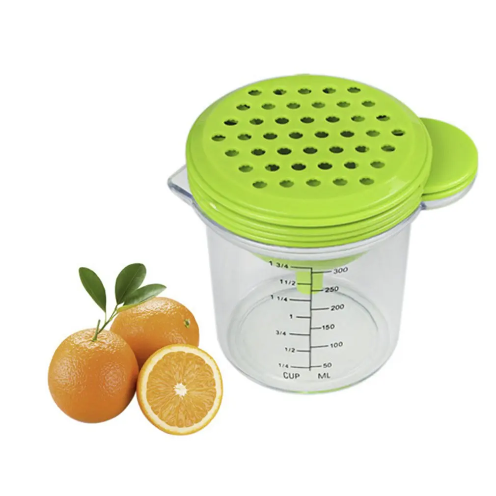 Kitchen Utensils Baby Food Supplement Grinder Portable Orange Lemon Juicer Manual Baby Measuring Cup
