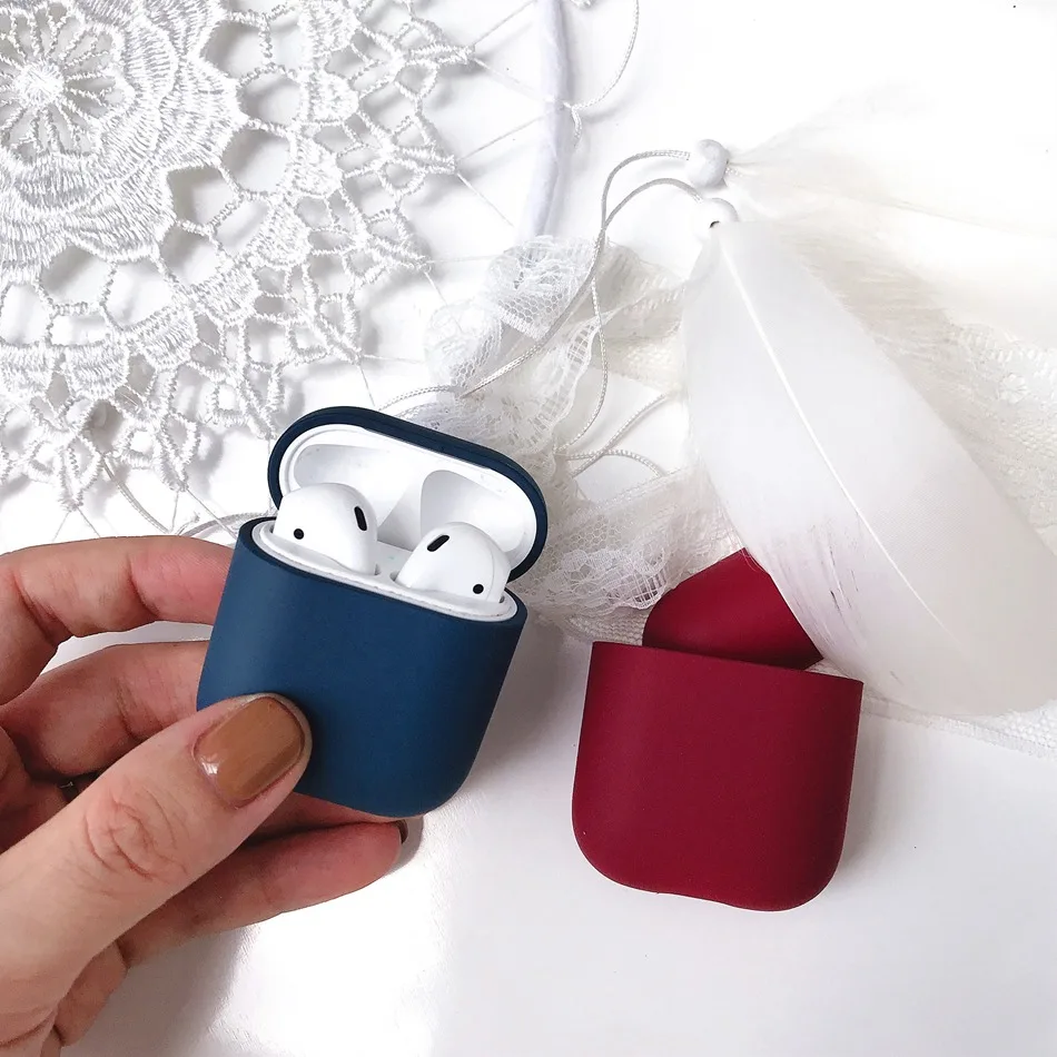 Для AirPods чехол Bluetooth беспроводные наушники для Apple Airpods 2 1 силиконовый защитный