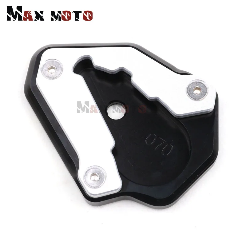Motorcycle CNC Kickstand Foot Side Stand Extension Pad Support Plate Enlarge Stand Cover For Ducati 848 1098 1199
