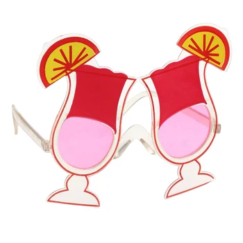 

Sunglasses Cocktail Drink Cherry Lemon Hawaiian Tropical Beach Fancy Party