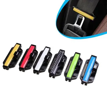 

2 Pcs Universal Car Seat Belts Clips Safety Adjustable Anti-slip Auto Stopper Buckle Clamp Fixing Clip seat belt clip