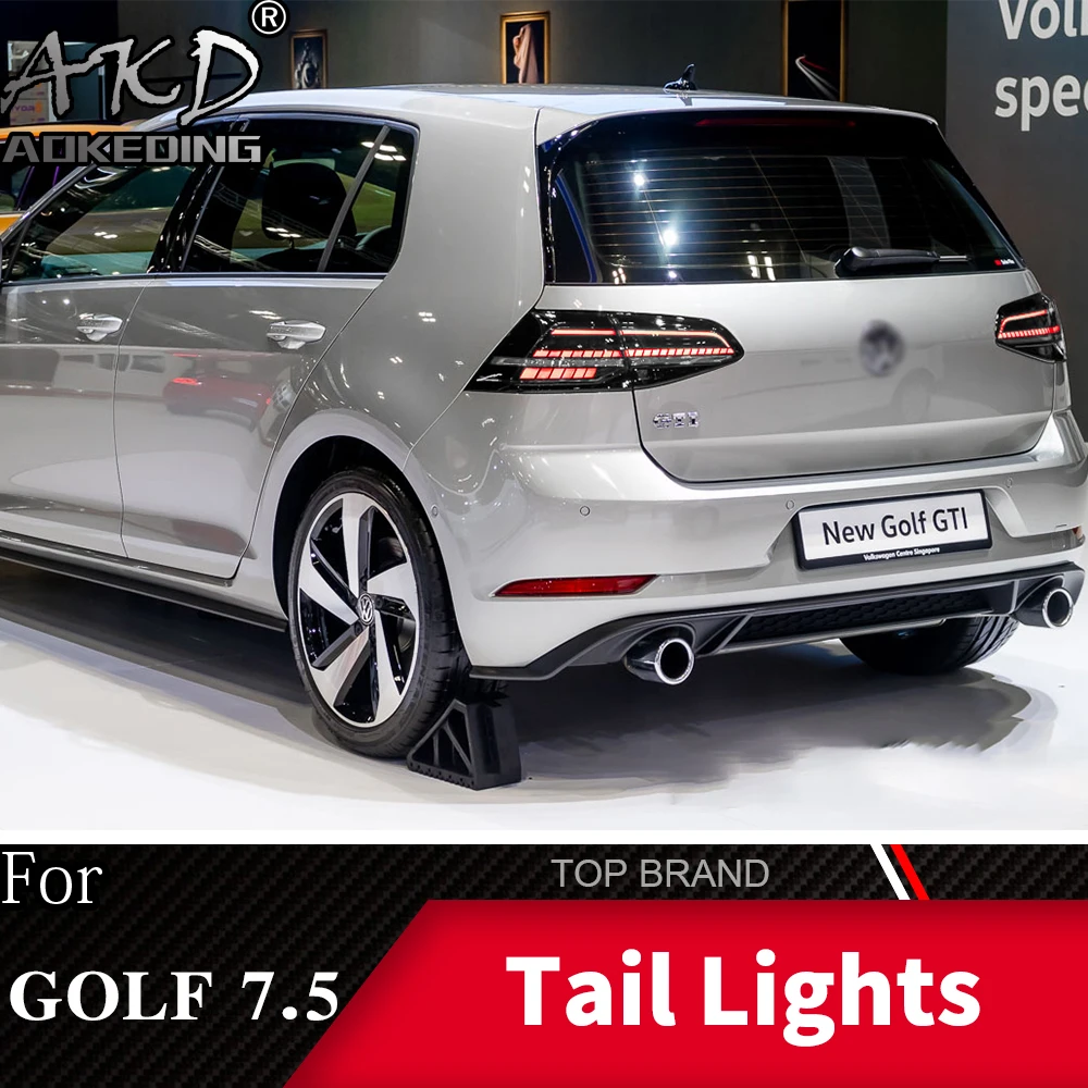 

Car Styling Tail Lamp For VW Golf 7 Golf 7.5 MK7.5 2017-2019 LED Tail Light Rear Lamp DRL Dynamic Signal Brake Auto Accessories