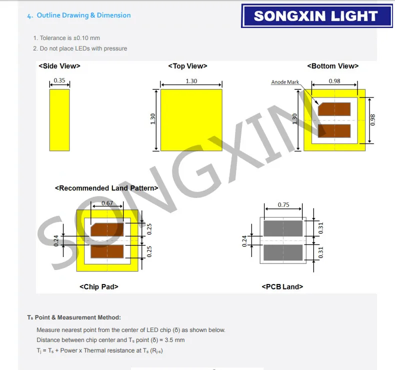 100 шт. для SAMSUNG светодиодный ЖК-дисплей подсветка ТВ Приложение светодиодный подсветка 3 Вт 3 в CSP 1313 холодный белый для ТВ приложения