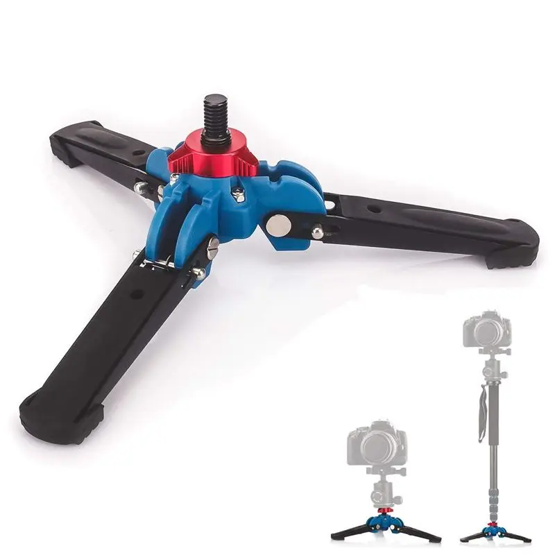  M1 3 Legs Feet Monopod Holder Support Stand Base 3/8 inch Adapter