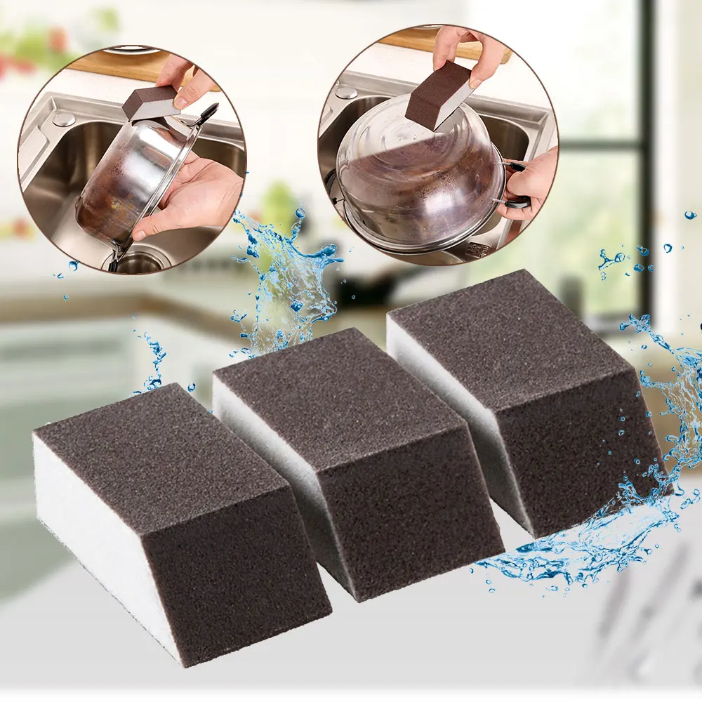 

New 1 PCS Alumina Emery Sponge Removing Rust Nano Emery Magic Sponge Except Rust Cleaner Rub for Kitchen Bathroom Drop Shipping