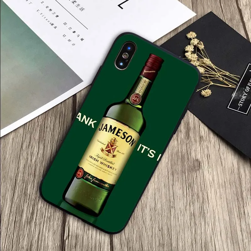 Чехол Jameson Irish Whiskey из мягкого силикона черного ТПУ для телефона чехол для iPhone 6 6plus 7 8 plus 5 5S SE X XR XS Max