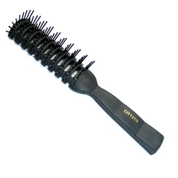 

1pc Professional Salon Curl Hair Combs Black PP Plastic Half Cylinder Hairs Brush Anti-Static Massage Comb For Hairstyling Tool