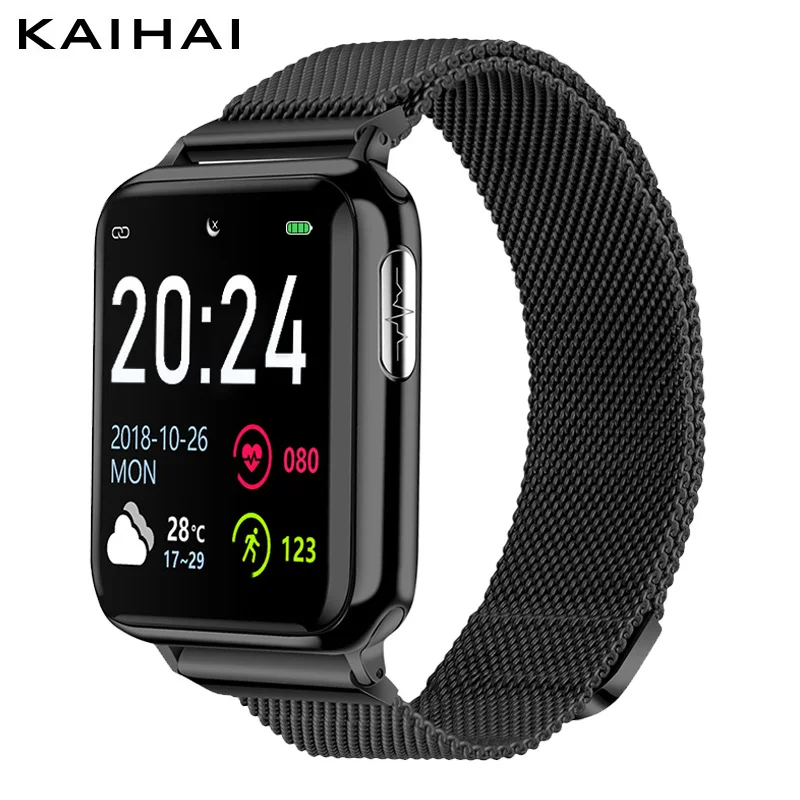 KAIHAI ECG PPG SpO2 HRV  smart watch men smart watch electronic blood pressure measurement Heart rate monitor fitness health