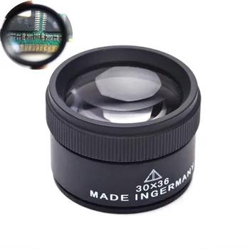 

New 30X 36mm HD Magnifying Glass Optical Glass Lens Loupe Magnifier Mini Pocket Magnifier Handheld Coin Stamps Jewelry Loupe