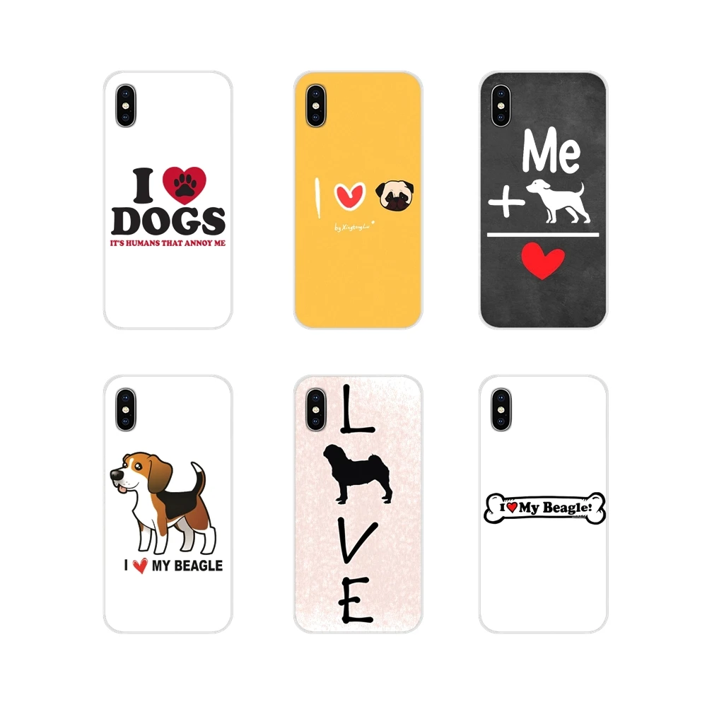 Аксессуары чехлы для телефонов Samsung A10 A30 A40 A50 A60 A70 Galaxy S2 Note 2 3 Grand Core Prime I love my Beagle