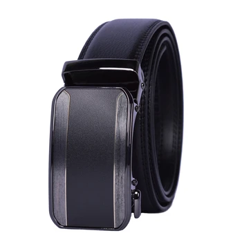 

genuine leather belt for men luxury designer belt men high quality black automatic buckle ratchet belt fashion work belt long