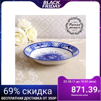 

Plate "Beauty", gzhel 4625733