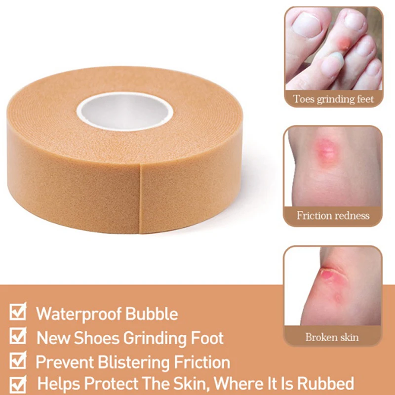 1 Roll Multi-Functionele Rubber Gips Tape High Heel Shoes Blister Relieve Pain Sticker Patch Foot Toe Pads |