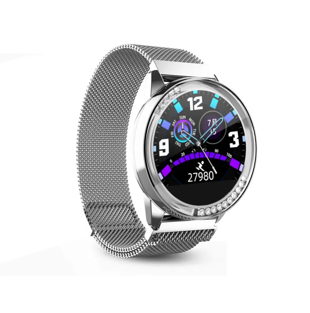 Greentiger Lady H16 Смарт часы кровяное давление кислород монитор сердечного ритма камера IP67 Водонепроницаемый Smartwatch для женщин VS H8 H2 KW10