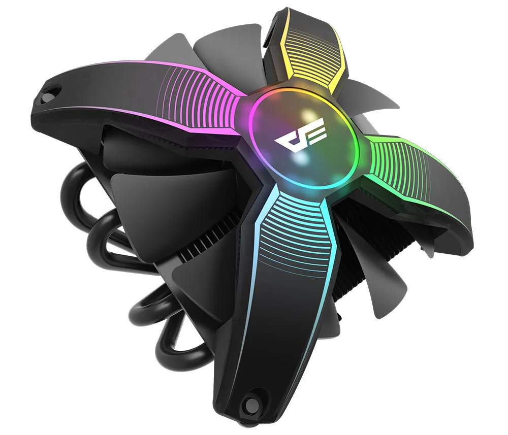 Talon без рамки X форма RGB светодиодный кулер для процессора радиатор ПК с 4