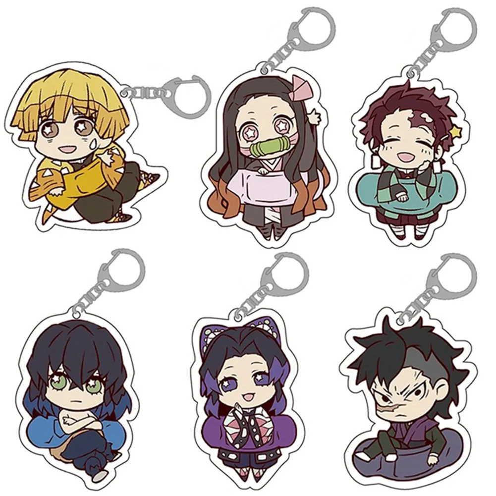 Аниме демон убийца Kimetsu No Yaiba брелок для косплея реквизит Kamado Tanjirou Nezuko Подушка llavero