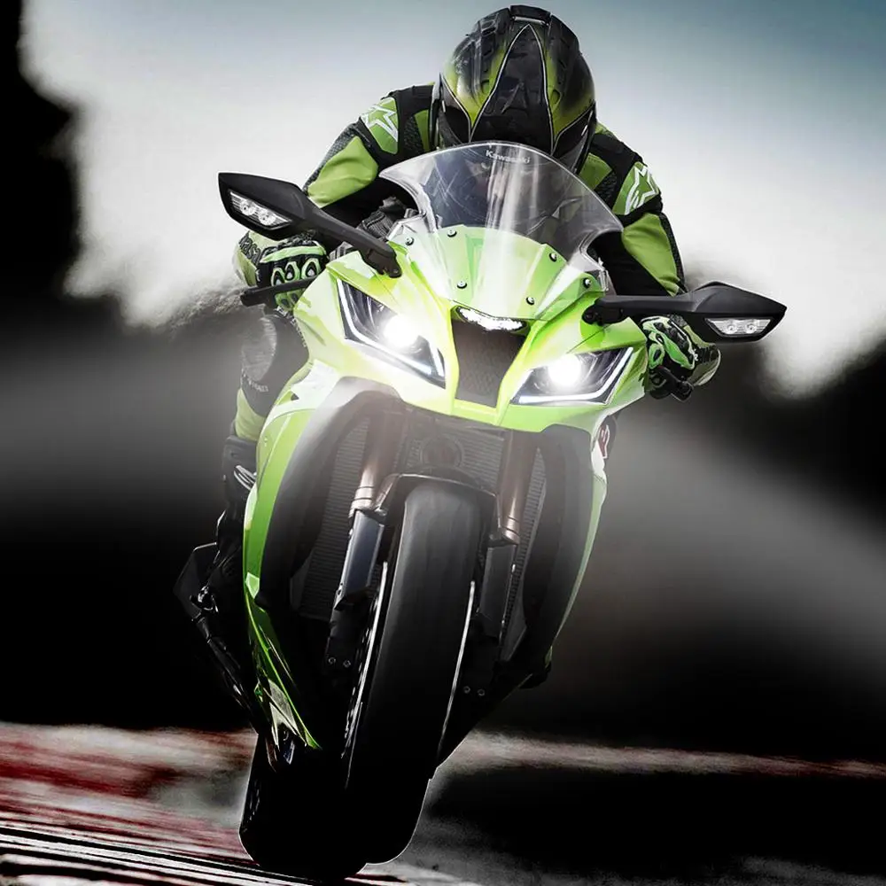 Для Kawasaki Ninja ZX10R ZX-10R полный светодиодный фар 2011- V2