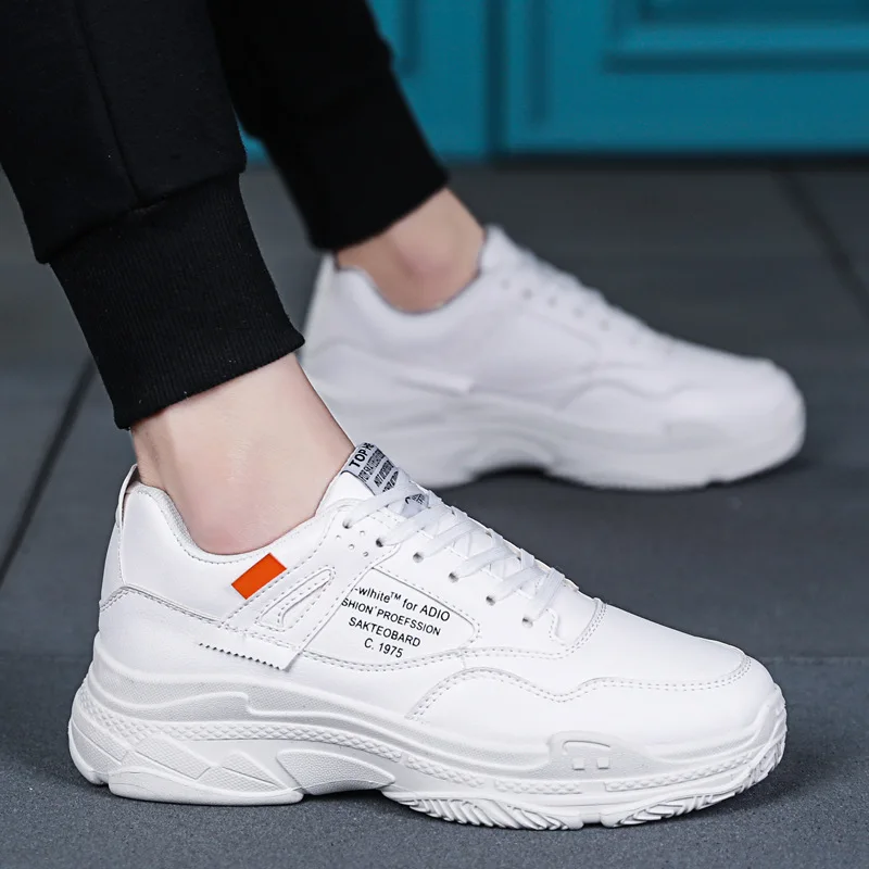 

Increase sports shoes in spring men's leisure breathable low-heeled student shoes