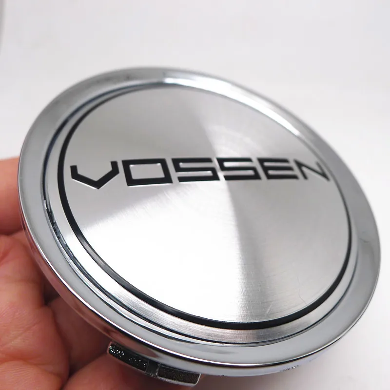 4pcs 75mm 70mm Vossen Wheel Center Hub Caps Hubcaps Car Rims Dust-proof Cover Badge