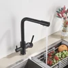 Water Filter Black Kitchen Faucet Drinking Water Tap Rotatable Water Purification Feature Taps For Kitchen Sink Mixer Cranes ► Photo 2/6