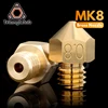 trianglelab Top quality Brass MK8 Nozzle for 3D printers hotend 1.75MM Filament  J-head cr10 heat block ender3 hotend m6 Thread 1