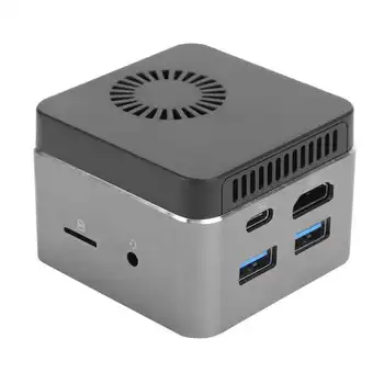 

Mini PC Desktop Computer Host for Intel Lake N4100 Desktop Computer with Activation Key 8GB LPDDR4 128GB SSD Bluetooth 5.0 WiFi