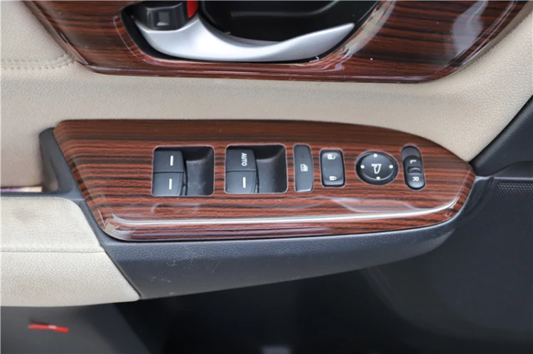 Для- Honda CRV персиковая деревянная рамка Радио Аудио Панель тире крепление отделка комплект для переоборудования фасции лицевая рамка